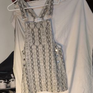Storia Gray Snake Print Dress